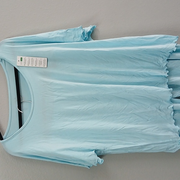 Women's Light Blue BAMBOO Sleepwear Set SIZE XXL - Picture 2 of 7